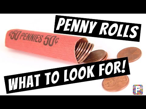 Coin Roll Hunting PENNIES (What To Look For In Penny Rolls!)