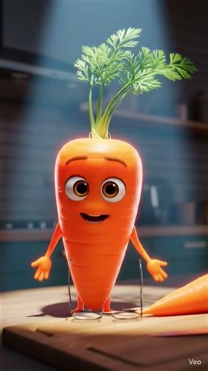 Talking Vegetables in Kitchen 😱🥦 Funny 3D Animation Short #shorts