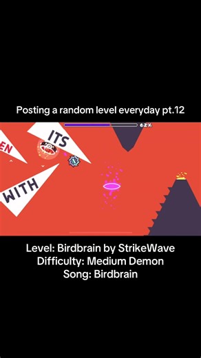 Daily Geometry Dash Challenge: Birdbrain Level 12