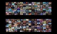 Mix of 4 videos from youtube : All 256 Movies Playing At The Same Time