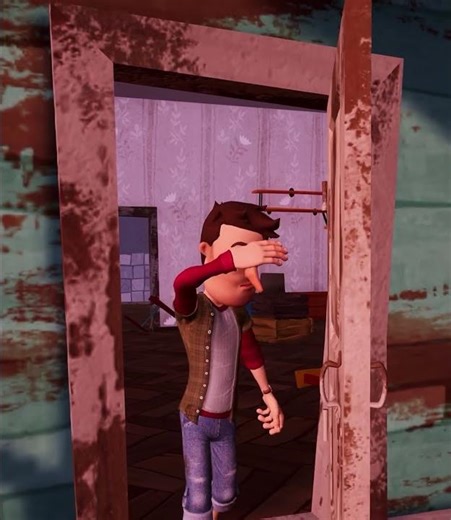 Hello Neighbor act final ending scene Nicky wake’s up