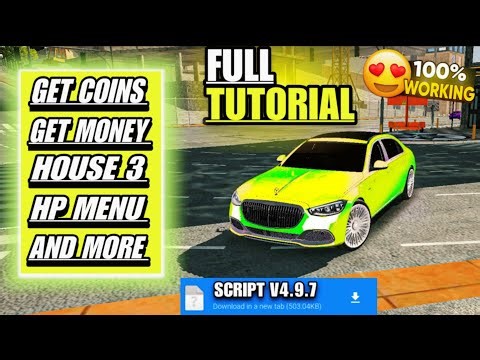 SCRIPT CAR PARKING MULTIPLAYER UPDATE V4.9.7 ALL IN ONE MENU 2026 UNLIMITED (COINS&MONEY) سكربت