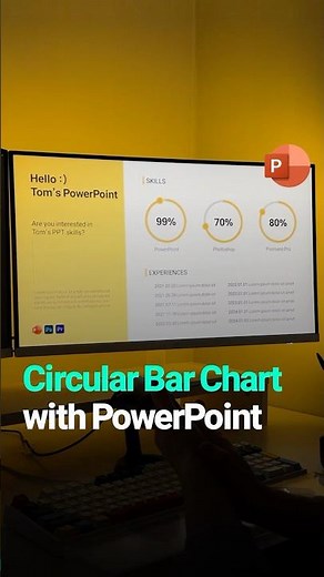 Create a portfolio with PowerPoint #ppt #portfolio #skills