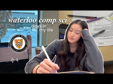 day in the life | waterloo computer science, senior year & productive studying