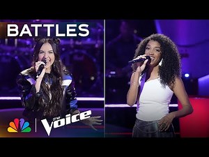 Maddi Jane & Nadège's Stellar Performance of "Can't Take My Eyes Off Of You" | The Voice Battles