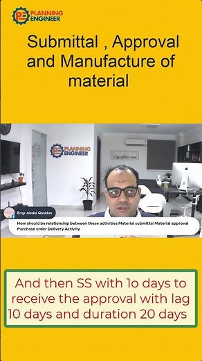 Submittal Approval and Manufacture of material
