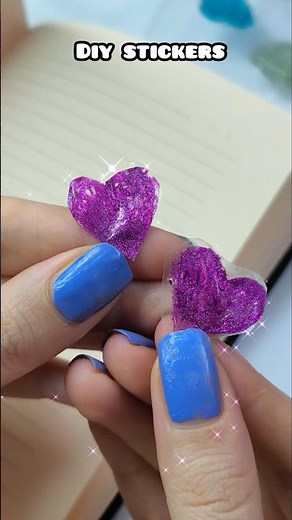 diy sticker - how to make stickers at home 🩷✨ #diy #shorts #art