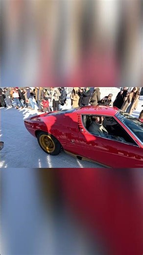 Lamborghini Miura SV Through Water and Ice Massive V12 Sound