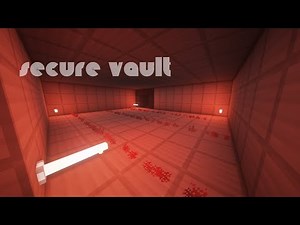 Making a Secure Vault with Minecraft Command Blocks