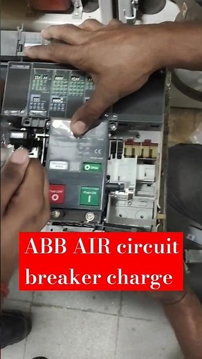 ABB Air circuit breaker manual operation #abb #breaker #mcb #viral