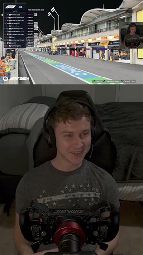 Fat girl screamed at us 🤣 #f1 #f1shorts #simracing #racing #racinggames #formula1