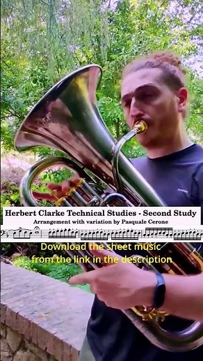 Clarke's Technical Studies - Second Study | #euphonium