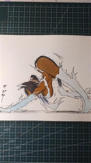 Yoruichi drawing from Bleach 🔥 #shorts #drawing #anime