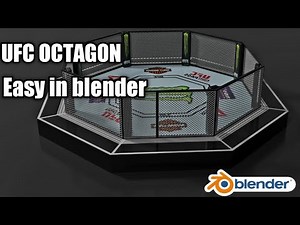 How To Make A UFC Octagon In Blender