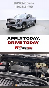 2019 GMC Sierra 1500 SLE 4WD is now available at Ride Time | Ride Time | Facebook