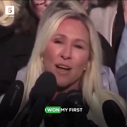 31K views · 1.3K reactions | “Let me tell you what a traitor is. A traitor is an American that serves foreign countries.” Republican Representative Marjorie Taylor Greene hit back at President Donald Trump after he called her a “traitor.” | 5Pillars | Facebook