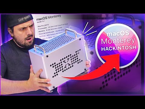 MONTANDO UM MINI MAC PRO! (HACKINTOSH MONTEREY 100%)