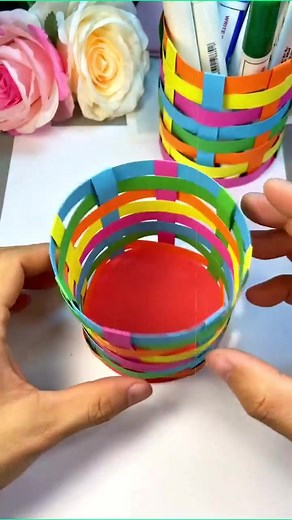 How to Make a Paper Basket Tutorial