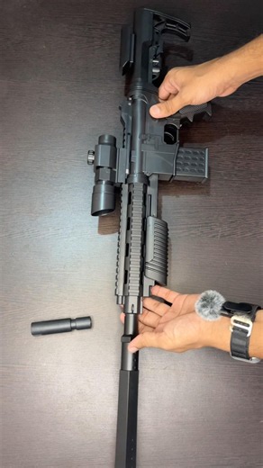 Sound On 🔫Unboxing the Airsoft M416 and testing #asmr #trending #unboxing #trendingshorts #airsoft