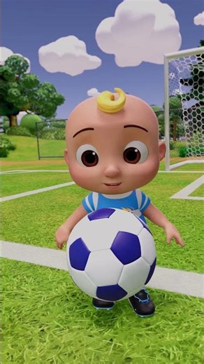 Don't Let It Touch the Floor! ⚽🔢 Keepie Uppies with JJ! #shorts #cocomelon #keepyuppy