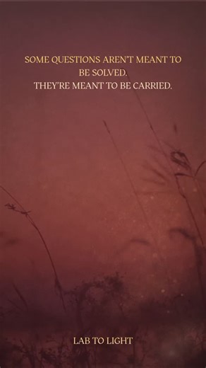 labtolight on Instagram: "You don't get closure for everything. No answers that tie it all up. You replay it. You question yourself. And then, slowly, you realise that this wasn't a puzzle to solve. It was weight you had to carry to grow strong enough to hold. If this resonated, you're not alone. #questions #lifepurpose #soulguidance #missinglovedones #momlove"