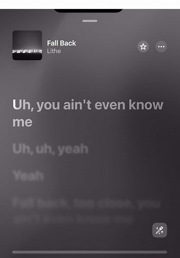 Fall Back by Lithe - Lyrics Video Experience