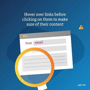 487 reactions · 8 comments | Follow these tips to protect yourselves from email phishing scams #QNBTips #QNB #QNBGroup | QNB Group | Facebook