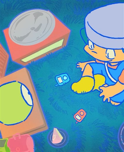 Dorie 海凝 on Instagram: "Thesis film poster!!! A film about friendship, aliens and flying cows Coming out this April hopefully :-) #sheridanthesis #animation"