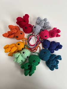Mini Crochet Jellyfish Keychain Pattern - Instant PDF Download - Etsy Australia