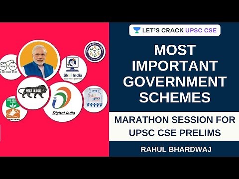 Most Important Government Schemes | Mega Marathon Session | Crack UPSC CSE/IAS