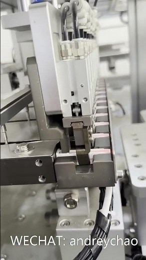 Full automatic medical IV infusion long tube and drip chamber rubber connector assembly machine