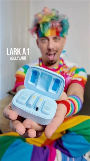 Hollyland Lark M1 in beautiful colors 🌈✨ compact, practical, the noise cancellation is insane
