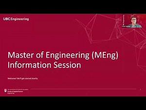 Master of Engineering Information Session