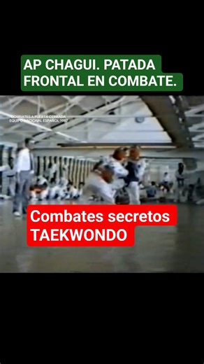 AP CHAGUI. PATADA FRONTAL EN COMBATE HACE MUCHO DAÑO. TAEKWONDO 🥋Deja tu comentario 👇