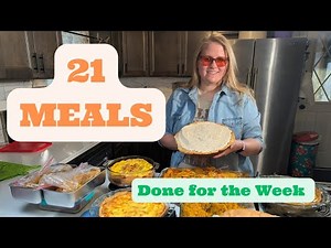 21 Pantry Meals in One Day: Realistic Weekly Meal Prep & Pantry Challenge