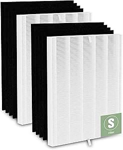 Future Way 2-Pack C545 Replacement Filter S Kit Compatible with Winix C545 Air Purifier, H13 True HEPA Filter, Replace 1712-0096-00