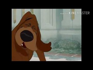 Tramp tells lady about babies~ Scene