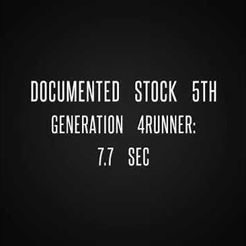 0-60 4Runner Magnuson Supercharger