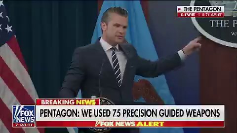 🚨 Pete Hegseth: "Iran is calculating the reality that planes flew from the middle of America in MISSOURI over night, completely undetected, over 3 of their most highly sensitive sites. And we were able to destroy nuclear capabilities, and our boys in those bombers are on their way home right now.""We believe that'll have a clear psychological impact on how they view the future."Do you firmly support Pete Hegseth on this?A. Huge YesB. NoIF Yes, Give me a THUMBS-UP👍!!MAKE THIS GO VIRAL ON 𝕏. LE