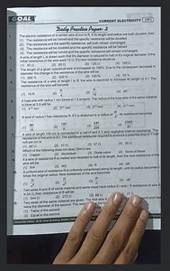 Two wires of the same material are given. The first wire is twi... | Filo