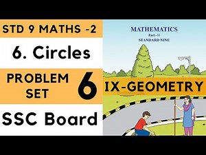 9th Standard Geometry Problem Set 6 Circles Chapter 6| Class 9th Maharashtra Board Maths-2