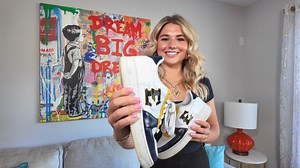 Seeing Olympic athletes is a once-in-a-lifetime opportunity—now imagine designing them a custom pair of shoes! That’s the reality for Mary Oakley Robertson, who just created stunning shoes for Simone Biles and the USA Gymnastics team. From dreaming big to making it happen, Mary’s journey shows that with passion and perseverance, anything is possible! 🌟 #olympics2024 #SimoneBiles #usagymnastics #BucsGoBeyond #ParisOlympics2024 | East Tennessee State University