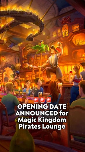 Disney Food Blog on Instagram: "🏴‍☠️ BIG news just dropped from Magic Kingdom — and it’s a treasure trove for Disney foodies AND pirates alike! 🍹🌊 The Beak and Barrel, a brand-new pirate-themed lounge, officially opens August 29th, 2025 — and we finally got a look at the menus, merch, and MAGIC coming to this new spot! Reservations open August 14th, so mark those treasure maps...I mean, calendars! 🗺️ Here’s what’s on deck: 🍹 Tropical cocktails + non-alcoholic sips inspired by the Seven Seas