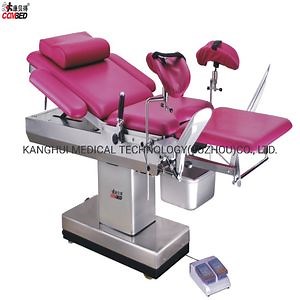 [Hot Item] Hot Sales Hospital Operating Examination Obstetric Table with Foot Rest Grab Handle