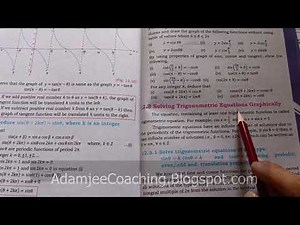 NEW Math 11th Exercise 12.3 | INTRODUCTION & EXAMPLES | Graphs of Trigonometric functions