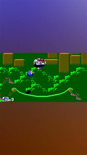 Jungle Zone BOSS ⭐ Sonic the Hedgehog MASTER SYSTEM⭐ #shorts #gaming #retrogames #GamingShorts