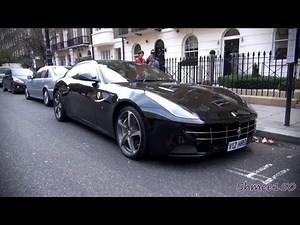 Ferrari FF - Startup and Acceleration, First in London!