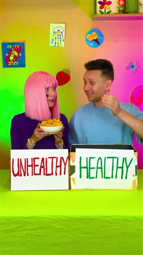 The Ultimate Healthy vs Unhealthy Food Sorting Challenge 🥕🍟