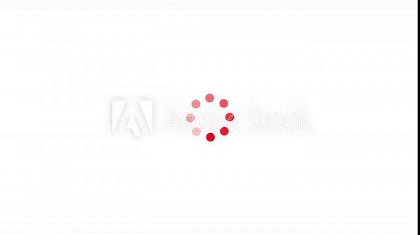 Loading - circle Modern loading animation. Circular loading indicator , loading and buffering icon animation-looped. White loading wheel oval graphic animation. 4k video