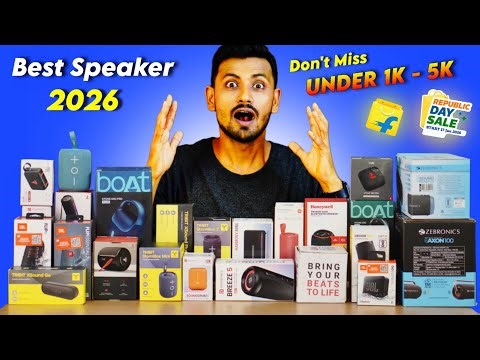 15 BEST Bluetooth Speakers On Flipkart Republic Day Sale 2026 🎧🔥